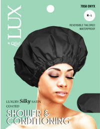 Thumbnail for QFITT LUX REGULAR LUXURY SILKY SATIN COATED SHOWER & CONDITIONING - SOLID