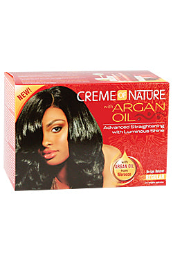 CREME OF NATURE Argan Oil Relaxer Kit - Super - Sareya Beauty - Calgary hair store, Beauty Supply