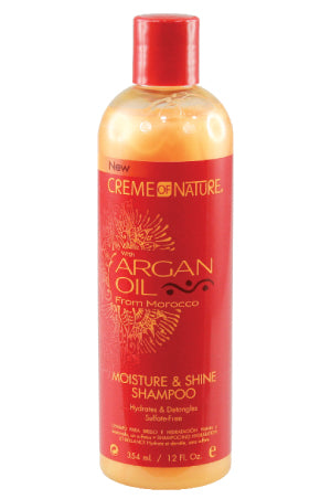 CREME OF NATURE ARGAN OIL MOISTURE & SHINE SHAMPOO -12oz