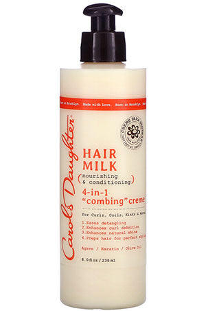 Carols Daughter Hair Milk 4 In 1 Combing Cream, 8 Oz.