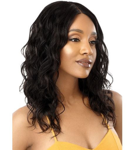 OUTRE THE DAILY WIG 100% UNPROCESSED HUMAN HAIR LACE PART WIG - HH-Curly 20"