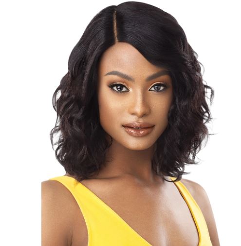 OUTRE THE DAILY WIG 100% UNPROCESSED HUMAN HAIR LACE PART WIG -HH CURLY 16"