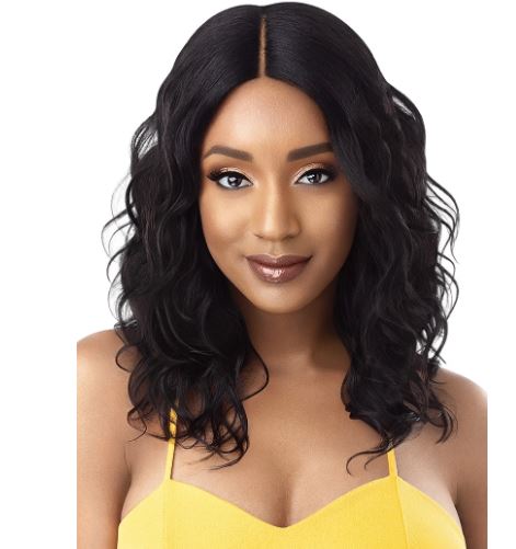 OUTRE THE DAILY WIG 100% UNPROCESSED HUMAN HAIR LACE PART WIG - HH-Curly 20"