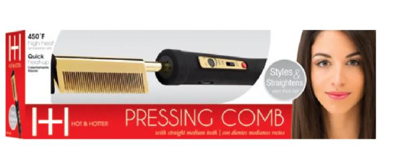 ANNIE Pressing Comb [Medium Straight] #05838