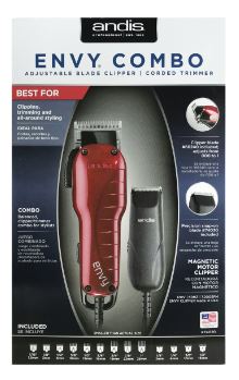 ANDIS CLIPPER/TRIMMER ENVY CTX COMBO