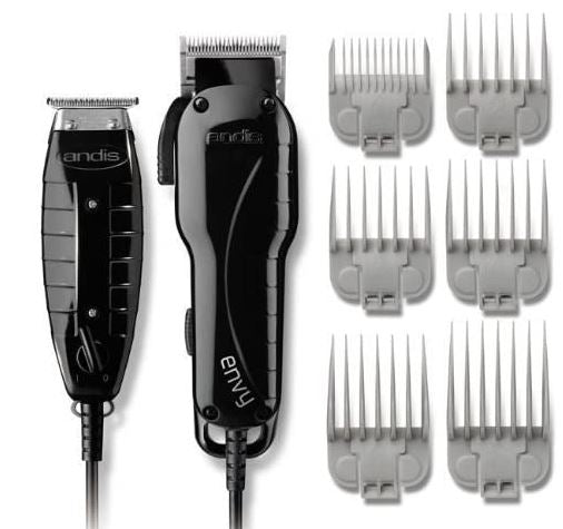 ANDIS STYLIST COMBO CLIPPER & TRIMMER COMBO KIT, HIGH SPEED WHISTER QUIET MAGNETIV MOTORS