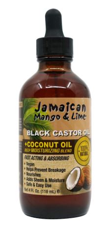 JAMAICAN MANGO & LIME BLACK CASTOR OIL - COCONUT OIL