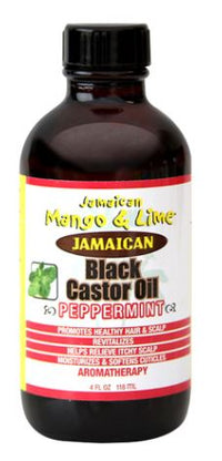 Thumbnail for JAMAICAN MANGO & LIME BLACK CASTOR OIL PEPPERMINT OIL - 4 OZ