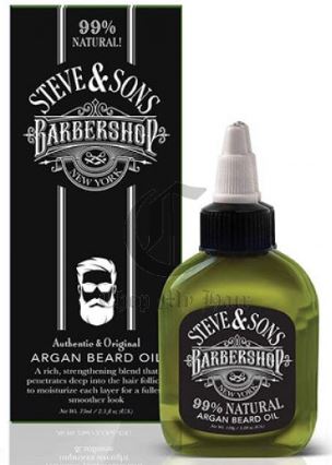 Steve & Sons Barbershop Argan Beard Oil 2.5oz