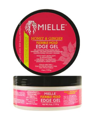 MIELLE ORGANICS HONEY & GINGER FLEXIBLE HOLD EDGE GEL 4oz