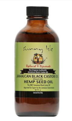 SUNNY ISLE JAMAICAN CASTOR OIL -  HEMP SEED OIL