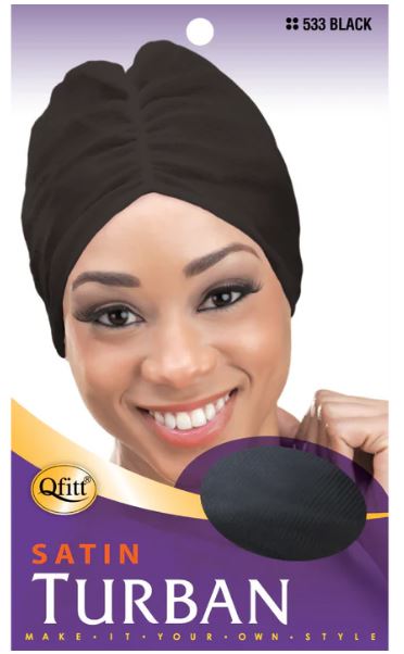 QFITT SILKY SATIN TURBAN