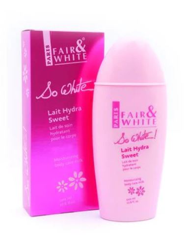 FAIR & WHITE So White Hydra Sweet Moisturizing Body Lotion w Almond Oil (500ml / 17.6 oz)