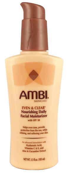 AMBI EVEN CLEAR NOURISHING DAILY FACIAL MOISTURIZER SPF30