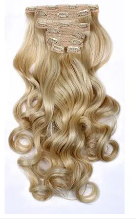 NATURALWAY SYNTHETIC 7PCS CLIP IN BODY WAVE -20"