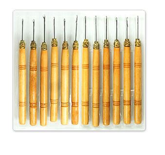 MAGIC GOLD WOODEN EXTENSION CROCHET NEEDLE