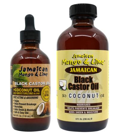 JAMAICAN MANGO & LIME BLACK CASTOR OIL - COCONUT OIL