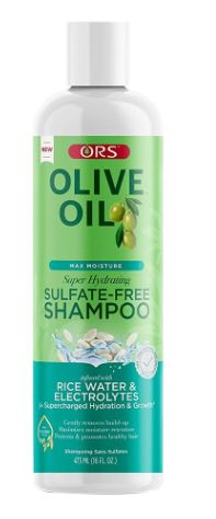 ORS OLIVE OIL MAX MOISTURE SUPER HYDRATING SULFATE-FREE SHAMPOO - 16 OZ