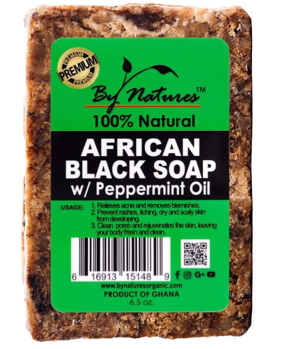 BY NATURES AFRICAN BLACK SOAP - 6 OZ