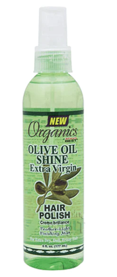 Africa's Best Organics Olive Oil Shine Extra Virgin-Hair Polish 6OZ