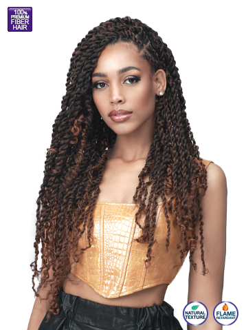 BOBBI BOSS LOC & TWIST 3X AFRO TWISTA BRAIDS 24"- TWISTED