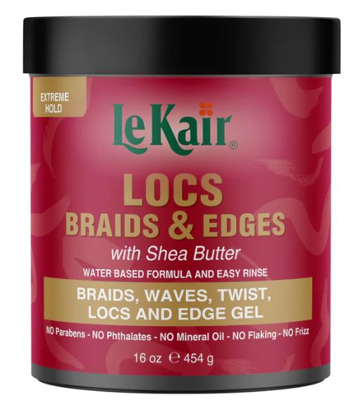 LEKAIR Locs Braid Edge Gel ( 16oz)