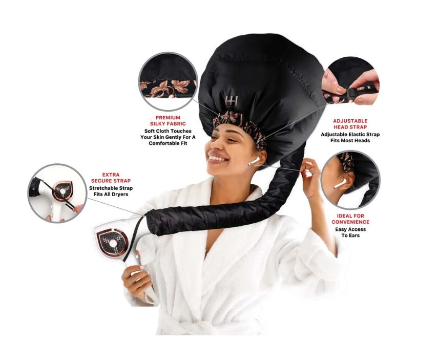 ANNIE HOT & HOTTER SUPER JUMBO HEAT CAP DRYER  ATTACHMENT