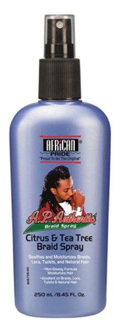 African Pride Ap Authentic Men Braid Hair Spray, 8.45 Oz