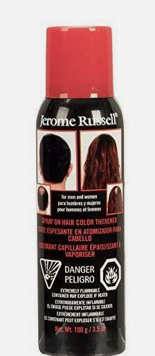 JEROME RUSSELL SPRAY ON HAIR COLOR THICKENER