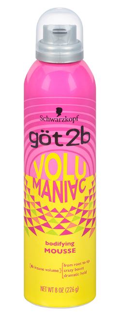 Got 2B Volumaniac Bodifying Hair Mousse, 8 Oz