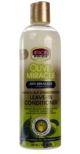 AFRICAN PRIDE OLIVE MIRACLE LEAVE- IN CONDITIONER (12oz)