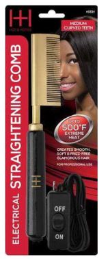 ANNIE HOT & HOTTER ELECTRICAL STRAIGTHENING COMB ( Medium Curved Teeth)