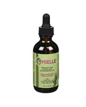 MIELLE ORGANICS ROSEMARY MINT SCALP & HAIR STRENGTHENING OIL (2OZ)