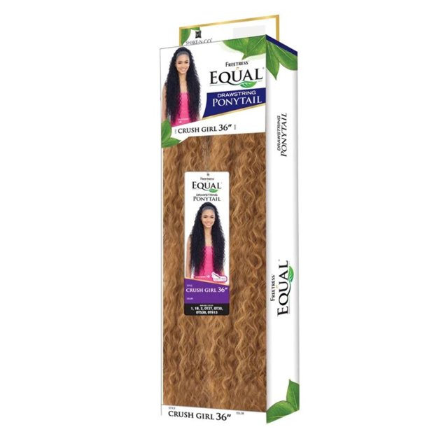 SHAKE N GO FREETRESS EQUAL DRAWSTRING PONYTAIL CRUSH GIRL 36", PACK VIEW