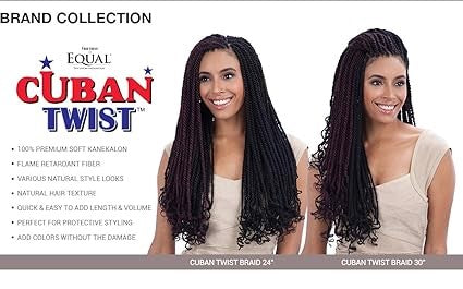 SHAKE N GO FREETRESS EQUAL CUBAN TWIST SUPER LONG 30