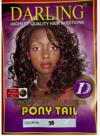 Thumbnail for Packaging of Darling hair extensions with a model on a purple background
DARLING Pony tail Braiding Hair
Sareya Beauty Supply store in calgary Alberta Canada