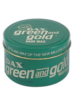 DAX Green & Gold Hair Wax/Green Can(3.5oz)