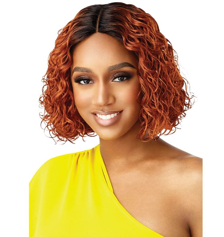 OUTRE  LACE PART WIGS THE DAILY WIG SYNTHETIC DAZZLIN , FRONT OMBRE