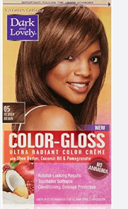 Softsheen Carson Dark and Lovely Color-Gloss Ultra Radiant Color Crème, Medium Brown