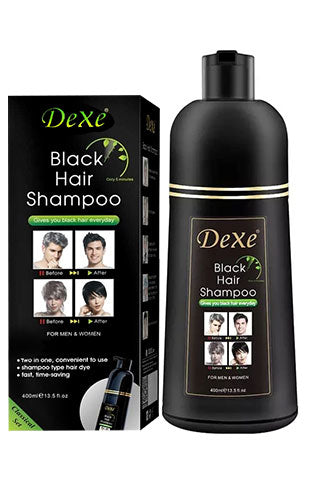 DEXE Black Shampoo Pump (400mL)