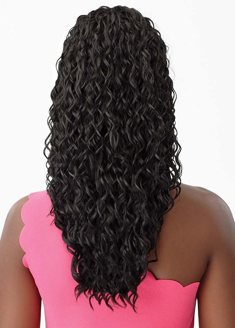 OUTRE PRETTY QUICK DRAWSTRING PONYTAIL W&W - DEEP WAVE 20"