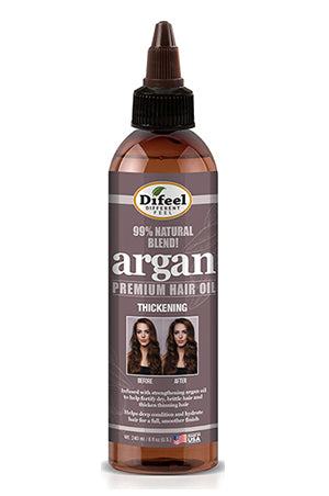 SUNFLOWER DIFEEL 99% NATURAL ARGAN PREMIUM HAIR OIL- THICKEN ( 8Oz)