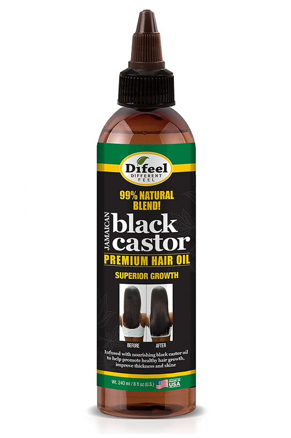 DIFEEL'S 99% NATURAL BLEND BLACK CASTOR PREMIUM HAIR OIL- 8oz