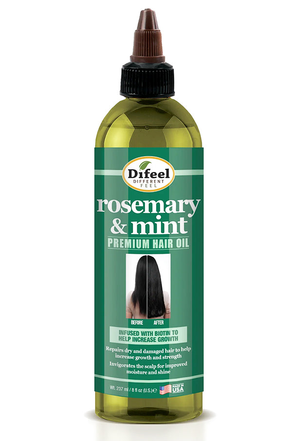 DIFEEL 99% NATURAL HAIR OIL Rosemary & Mint Premium Hair Oil (8 oz)
