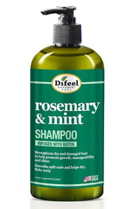 Thumbnail for Difeel rosemary & mint shampoo bottle on a white background