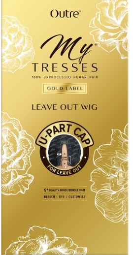 OUTRE MYTRESSES 100% UNPROCESSED HUMAN HAIR GOLD LABEL LEAVE OUT WIG - DOMINICAN CULRY 14"