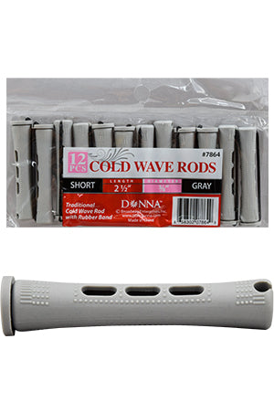 DONNA Cold Wave Rods Short Gray#7864