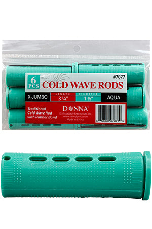 Donna Cold Wave Rods X- Jumbo Aqua