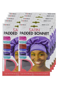 Thumbnail for DONNA Satin Padded Bonnet - Assorted