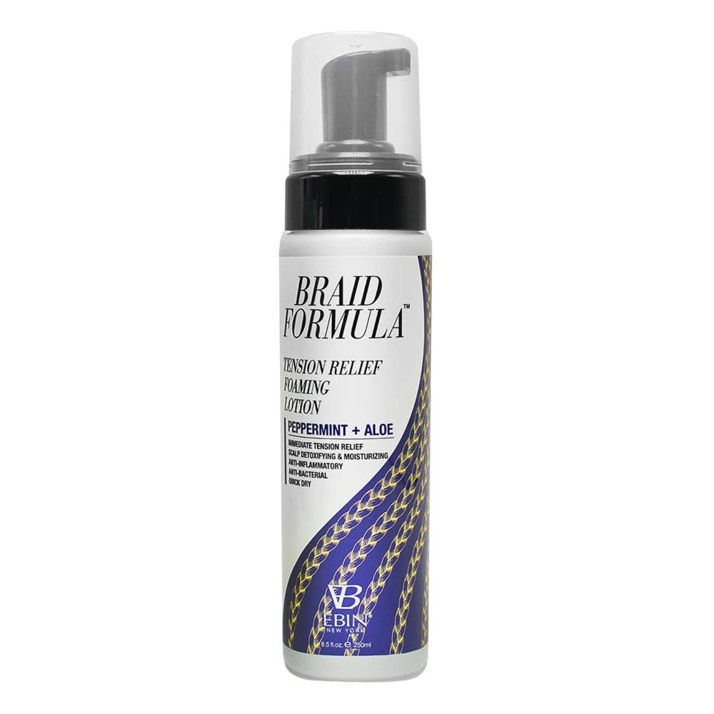 EBIN Braid Formula Tension Relief Foaming Lotion (8.5oz)